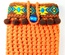 Orange cell phone cover Boho Style for woman