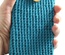 Blue phone cover for Samsung Galaxy, Boho style case for woman