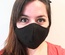 Face mask black and washable