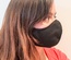 Face mask black and washable