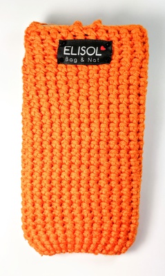 Orange cell phone cover Boho Style for woman