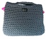 Small blue and white stripes handbag bohostyle for woman