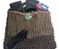 Small brown bag for woman, crochet purse for her, bohemian style