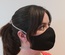 Face mask black and washable