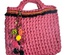 Red Bag for women, boho bag purse for her, small tote handmade bag